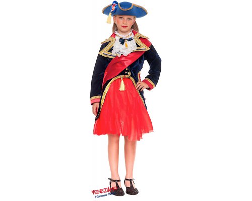 Costume di carnevale RIVOLUZIONARIA FRANCESE BABY